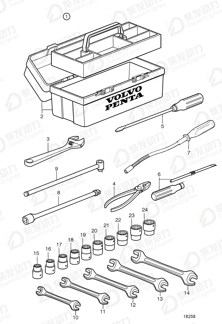volvo penta Screwdriver 804771 Drawing volvo penta Screwdriver 804771 Drawing